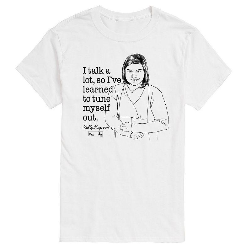 Mens The Office Kelly Tune Myself Out Graphic Tee Product Image