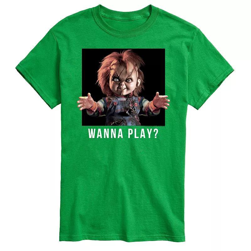 Big & Tall Chucky Play Graphic Tee, Mens Product Image