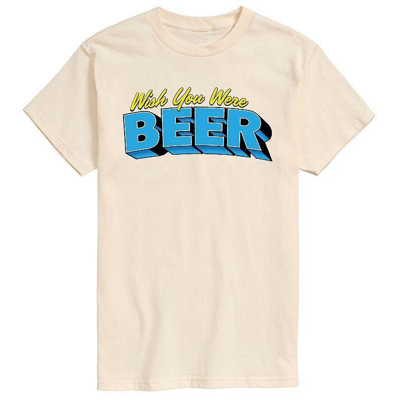 Mens Wish You Were Beer Tee Product Image