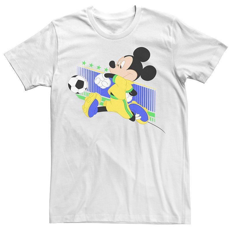 Disneys Mickey Mouse Brazil Soccer Uniform Portrait Mens Tee Product Image