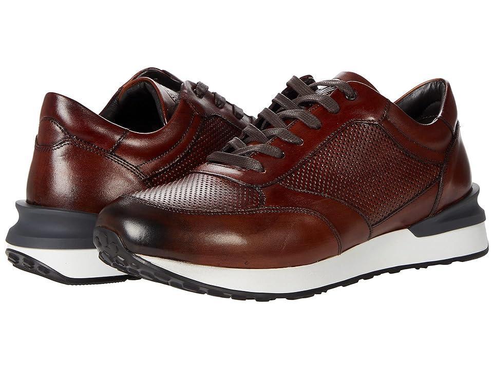 Johnston  Murphy Collection Mens Briggs Leather Sneakers Product Image