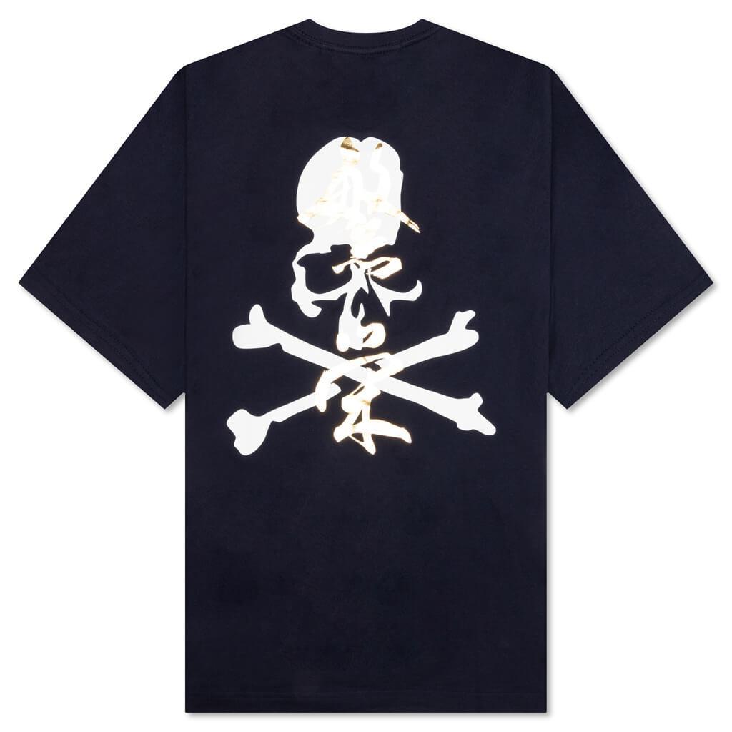 Navy Printed T-Shirt - Navy Male Product Image