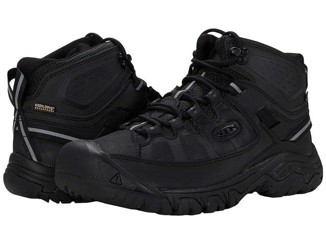 KEEN Targhee Exp Mid WP Black) Men's Shoes Product Image