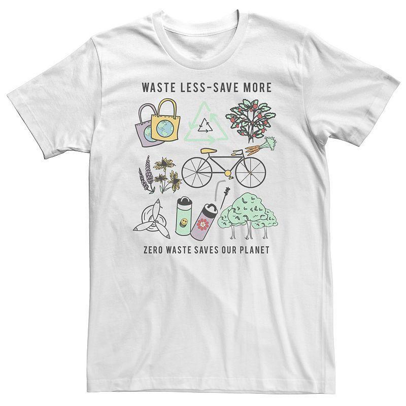 Big & Tall Earth Day Waste Less Save More Tee, Mens Product Image