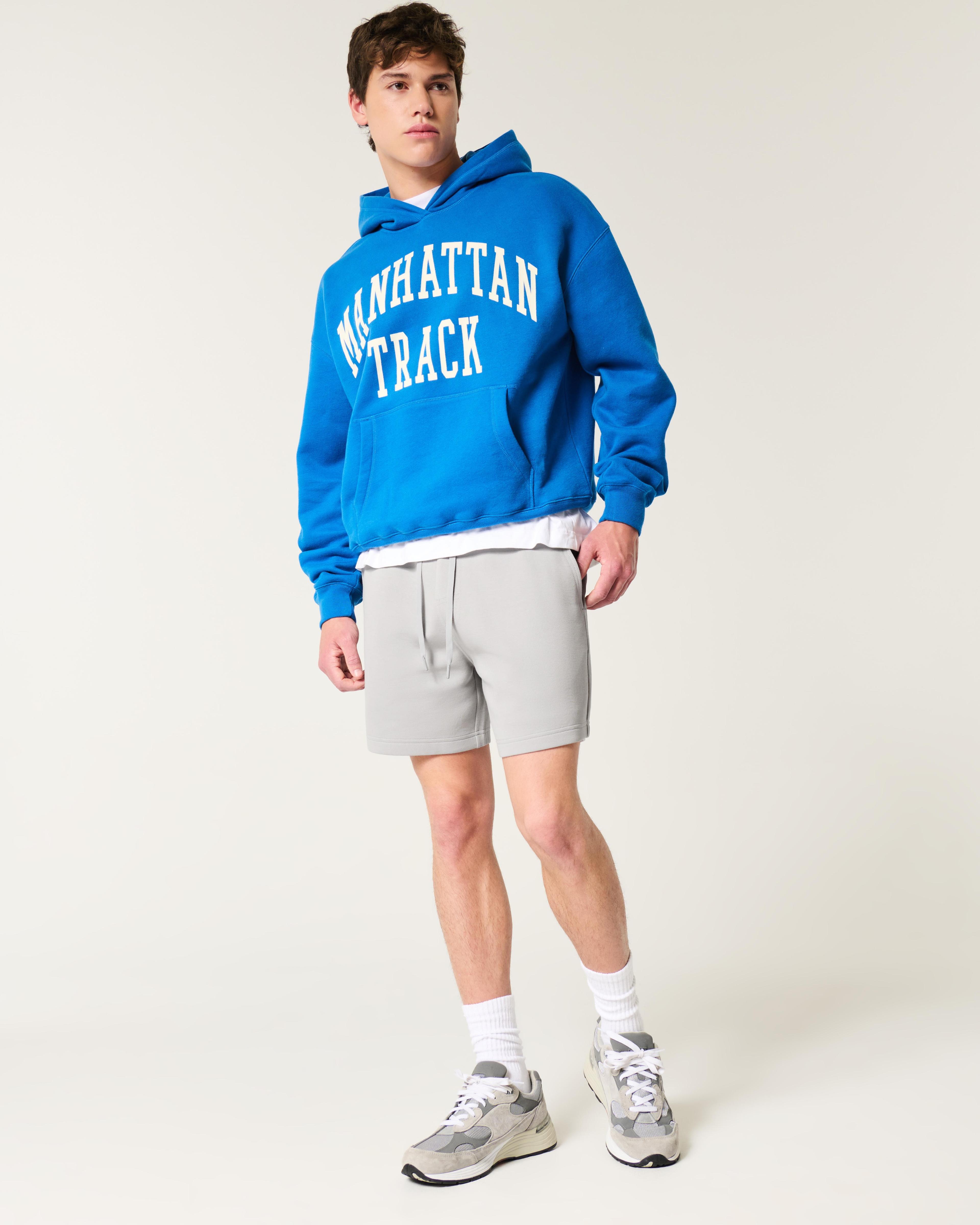 Mid-Thigh Cooling Fleece Shorts Product Image