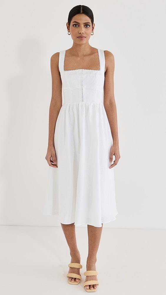 Reformation Tagliatelle Linen Dress | Shopbop Product Image