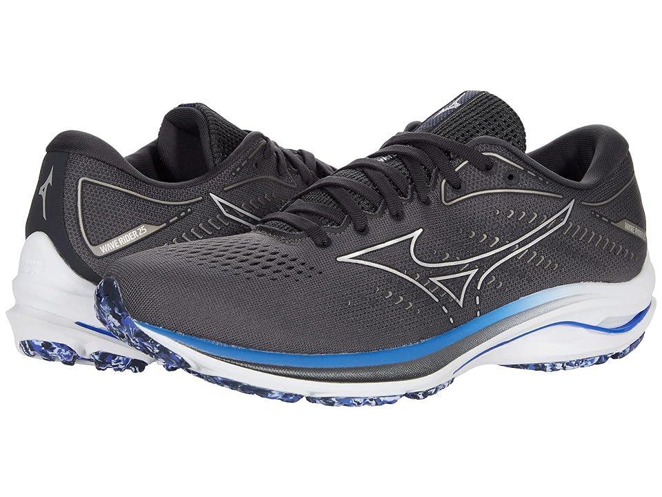 Mizuno Wave Rider 25 (Obsidian) Men's Shoes Product Image