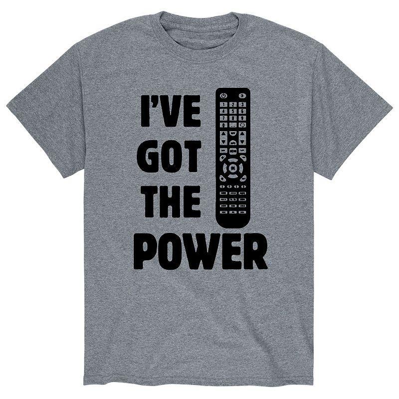 Mens Ive Got The Power Tee Grey Product Image