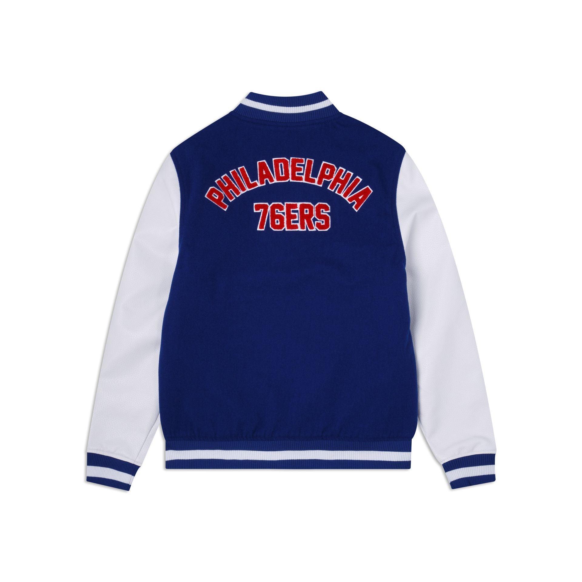 Philadelphia 76ers Blue Varsity Jacket Male Product Image