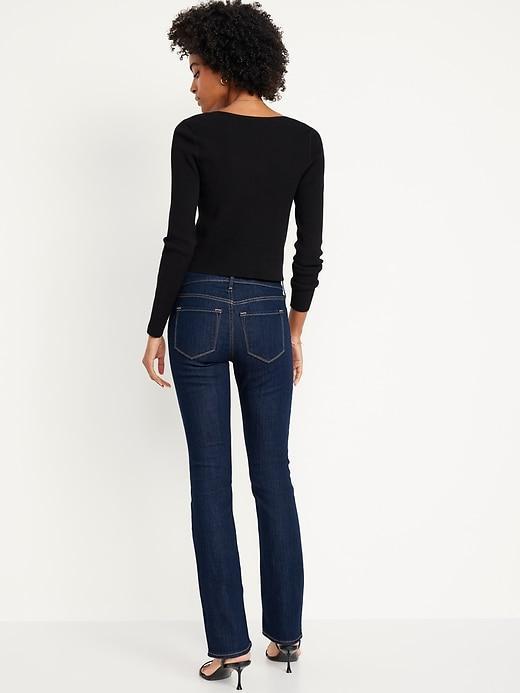 Mid-Rise Wow Boot-Cut Jeans for Women Product Image