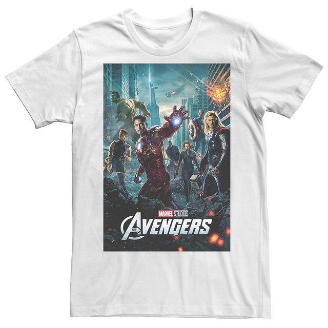 Mens Marvel Studios Avengers Movie Poster Group Shot Tee Product Image