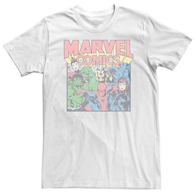 Big & Tall Marvel Comics Vintage Superheroes Tee, Mens Product Image