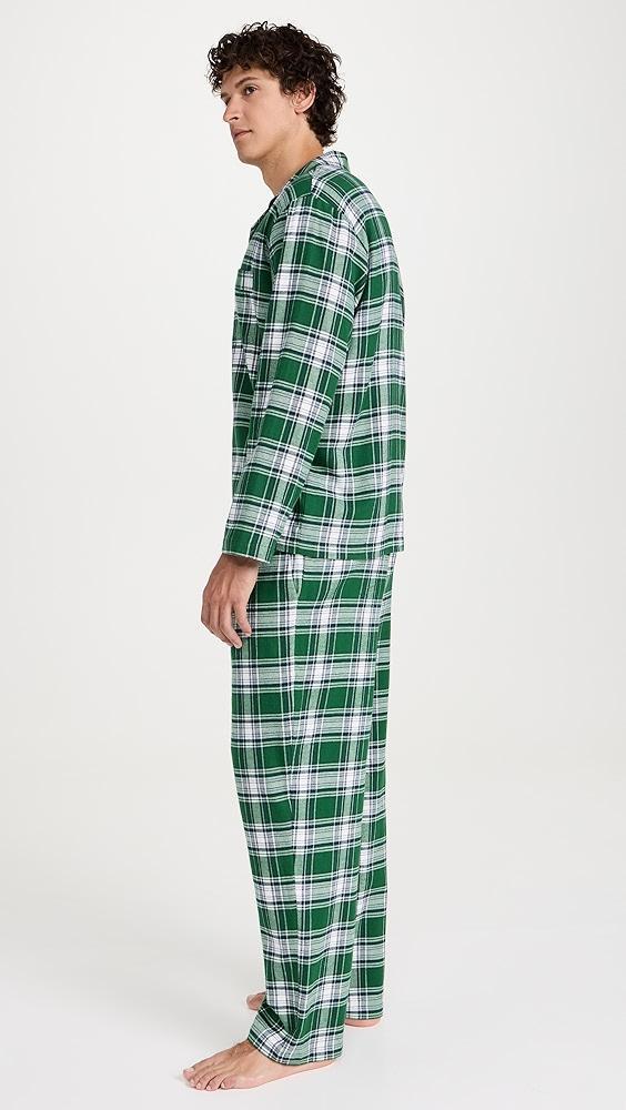 Eberjey Plaid Flannel Long PJ Set | Shopbop Product Image