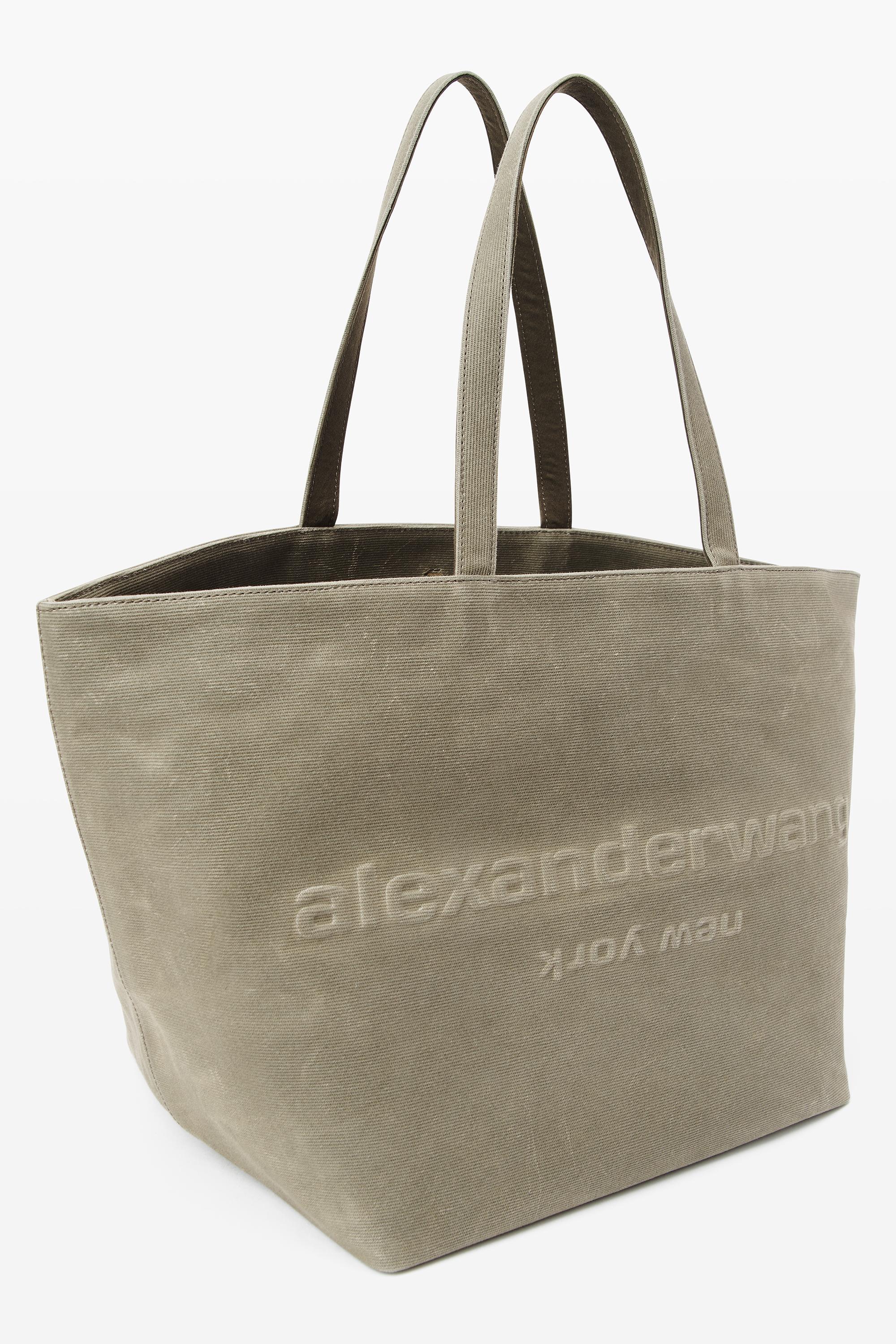 Punch Tote Bag In Wax Canvas Product Image