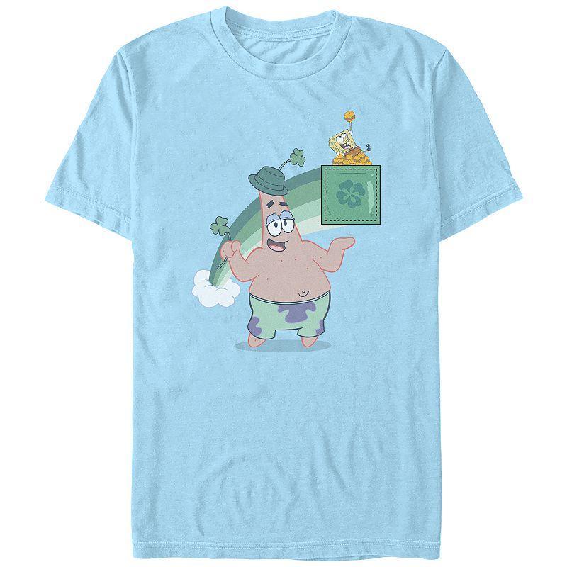 Mens SpongeBob SquarePants Lucky Patrick Graphic Tee Product Image