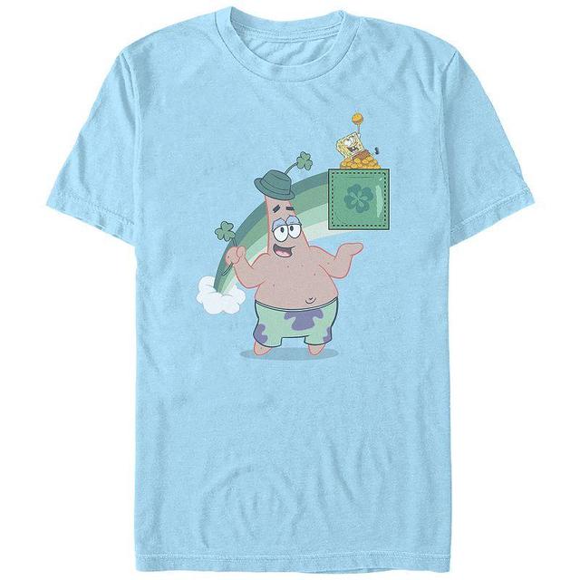 Mens SpongeBob SquarePants Lucky Patrick Graphic Tee Product Image