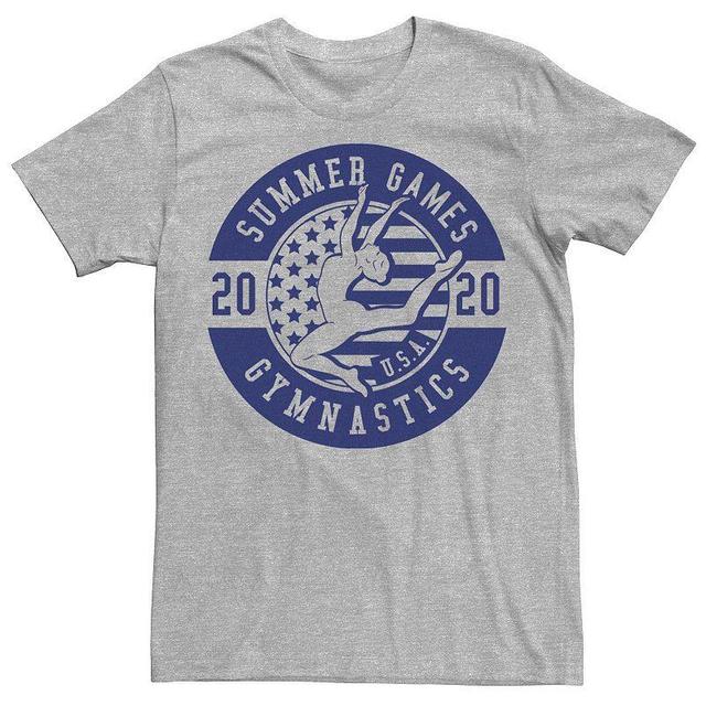 Mens Summer Games Gymnastics 2020 Tee Athletic Grey Product Image