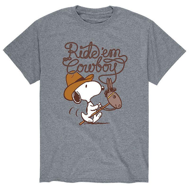 Mens Peanuts Ride Em Cowboy Tee Product Image