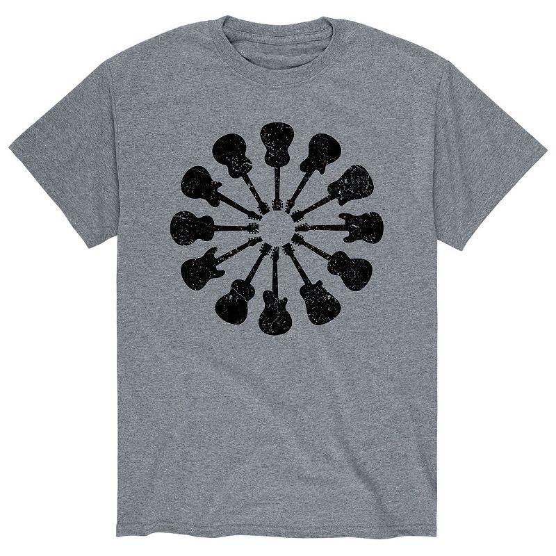 Mens Guitars Circular Tee Product Image