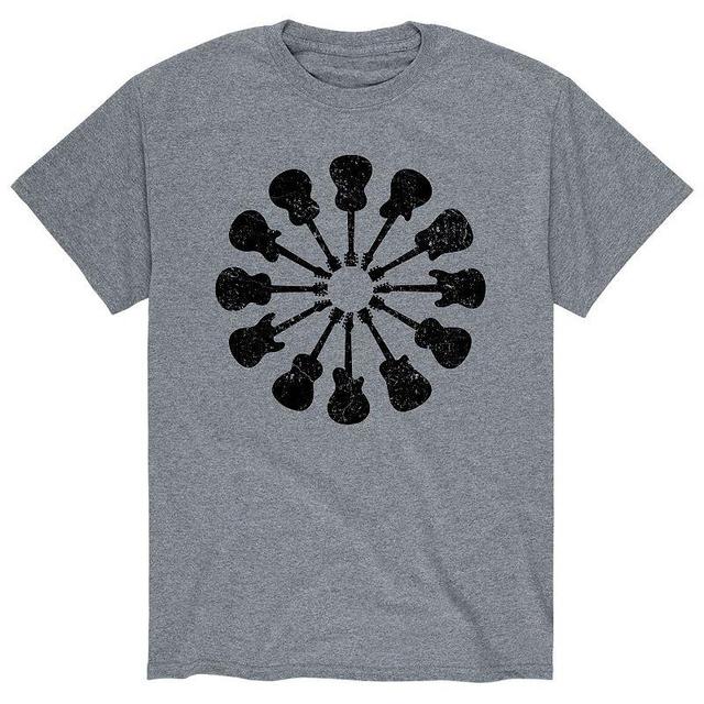 Mens Guitars Circular Tee Product Image