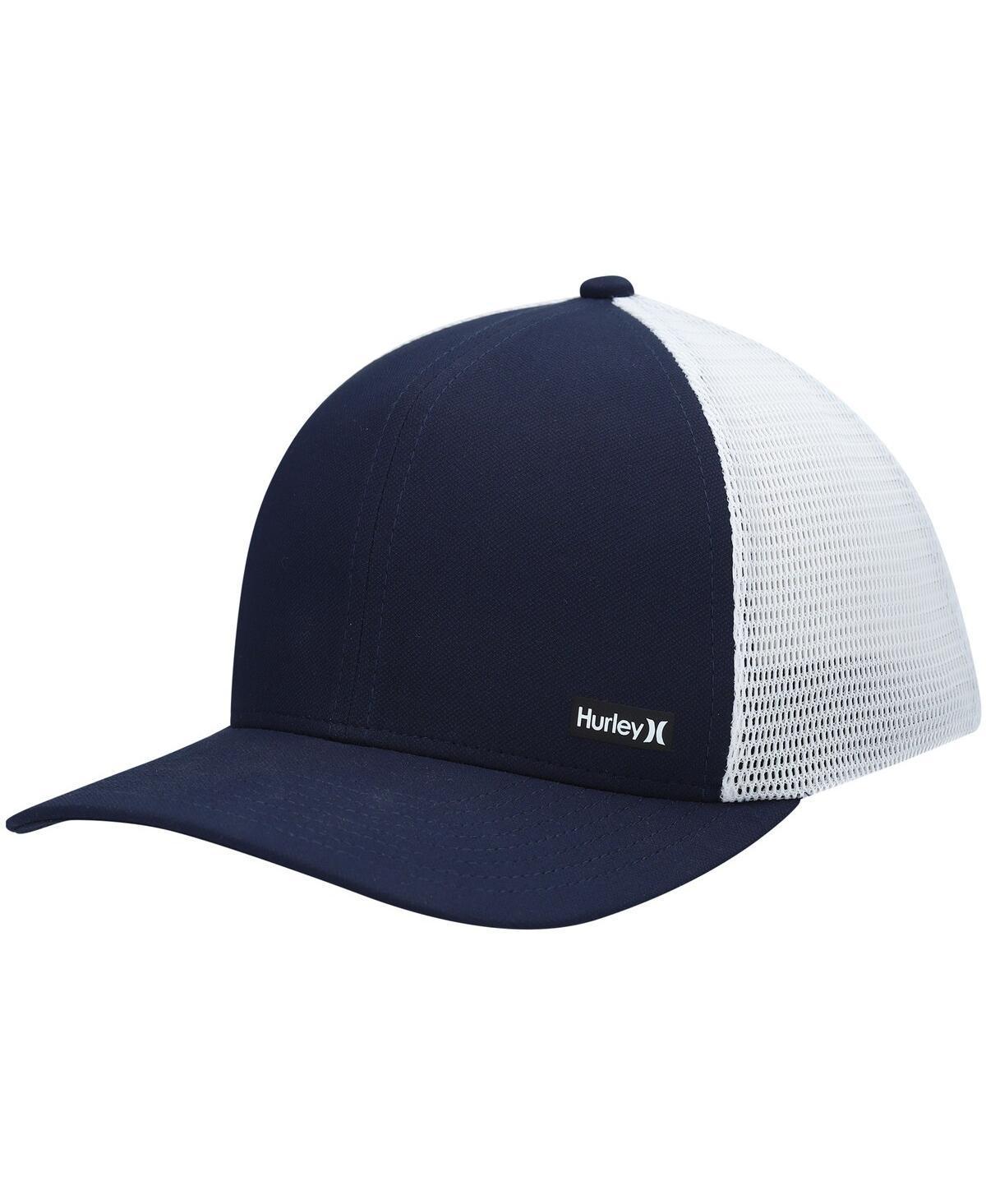 Mens Hurley Navy League Trucker Snapback Hat - Navy Product Image