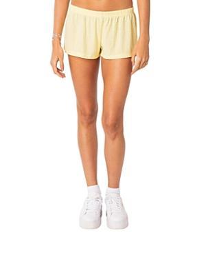 Edikted Womens Irene Low Rise Pointelle Micro Shorts Product Image