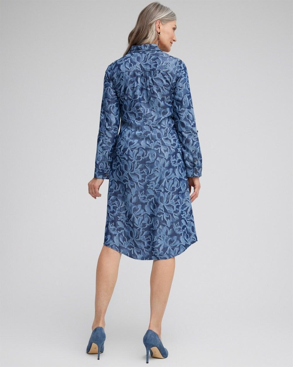 Roll Tab Shirt Dress Product Image