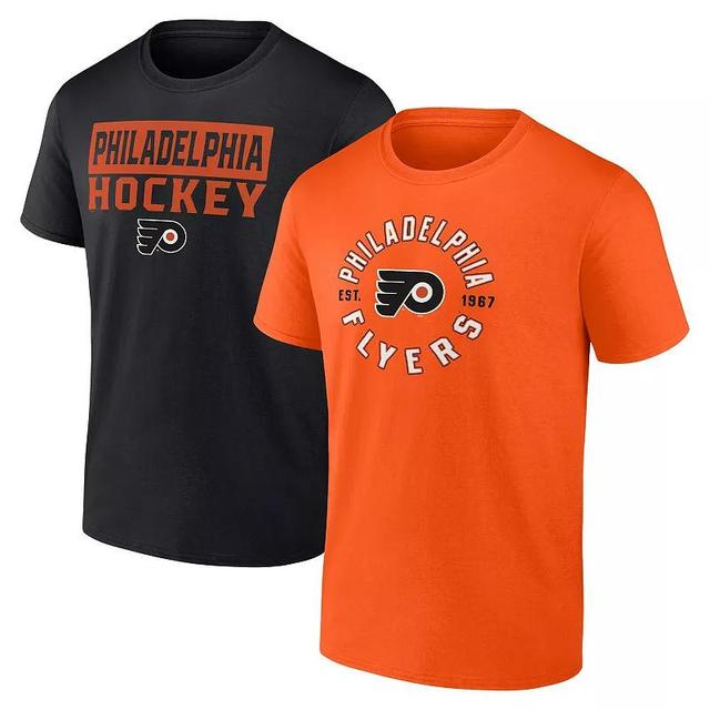 Mens Fanatics Branded Philadelphia Flyers Serve T-Shirt Combo Pack Product Image