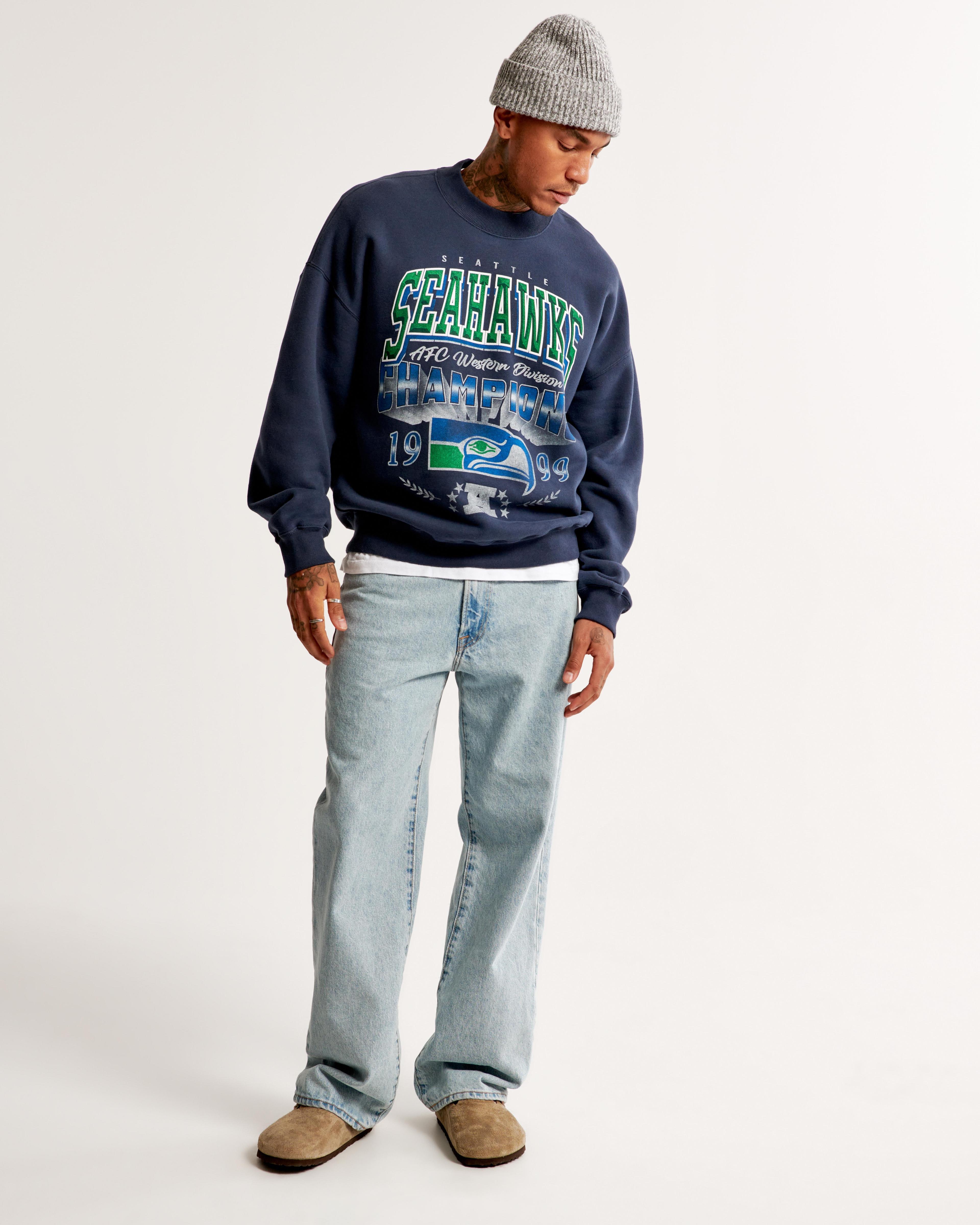 Vintage Super Bowl Graphic Crew Sweatshirt Product Image