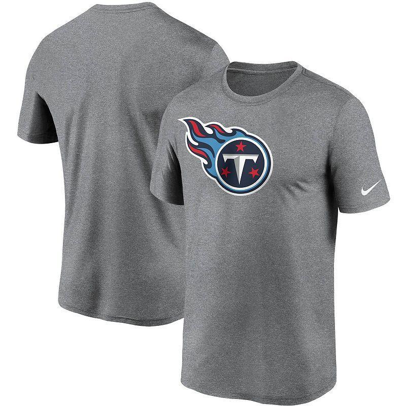 Mens Nike Charcoal Dallas Cowboys Wordmark Legend Performance T-Shirt Grey Product Image