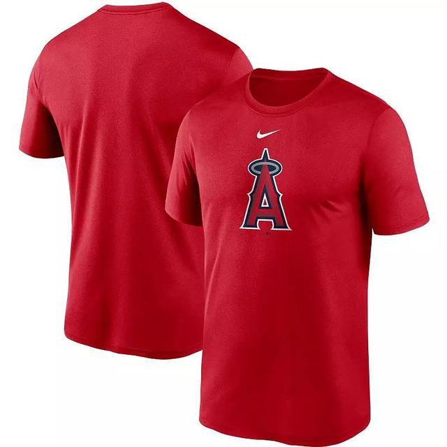 Mens Nike Red Los Angeles Angels Large Logo Legend Performance T-Shirt Product Image