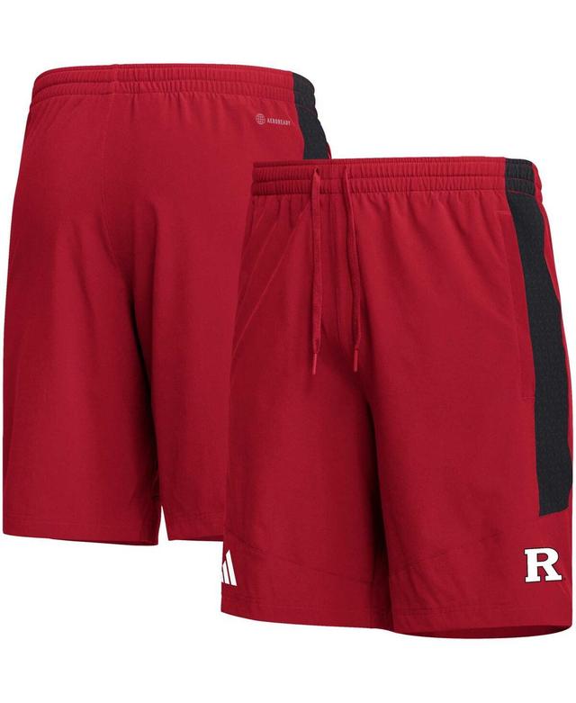 Mens adidas Scarlet Rutgers Scarlet Knights AEROREADY Shorts Product Image