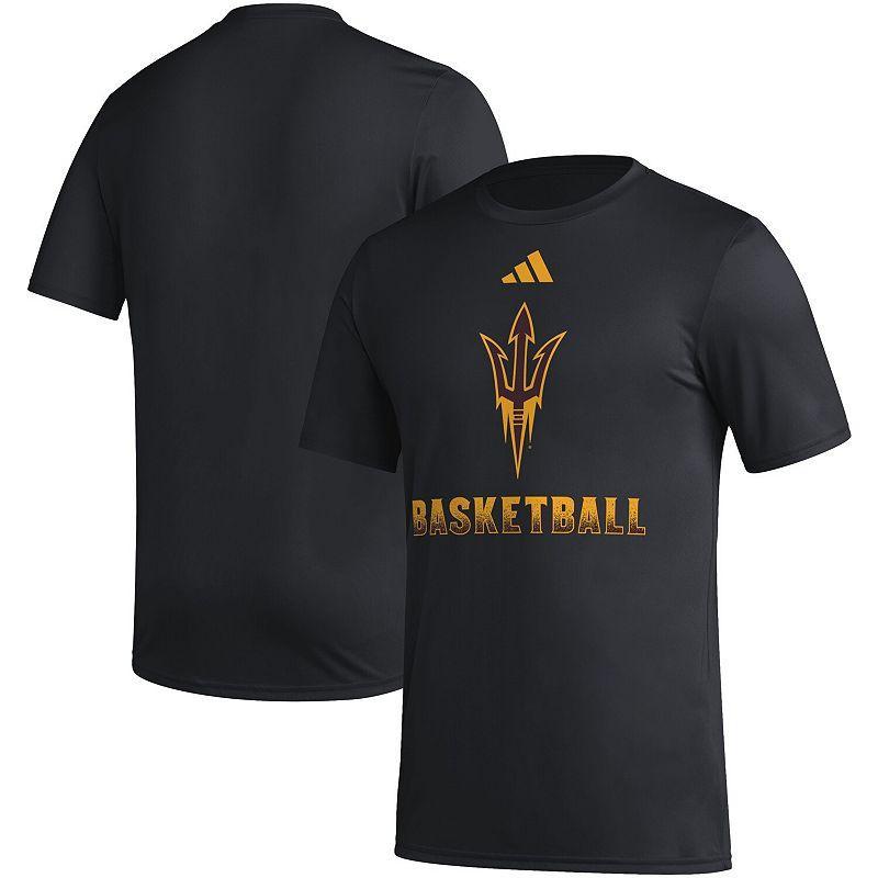 Mens adidas Arizona State Sun Devils Fadeaway Basketball Pregame AEROREADY T-Shirt Product Image