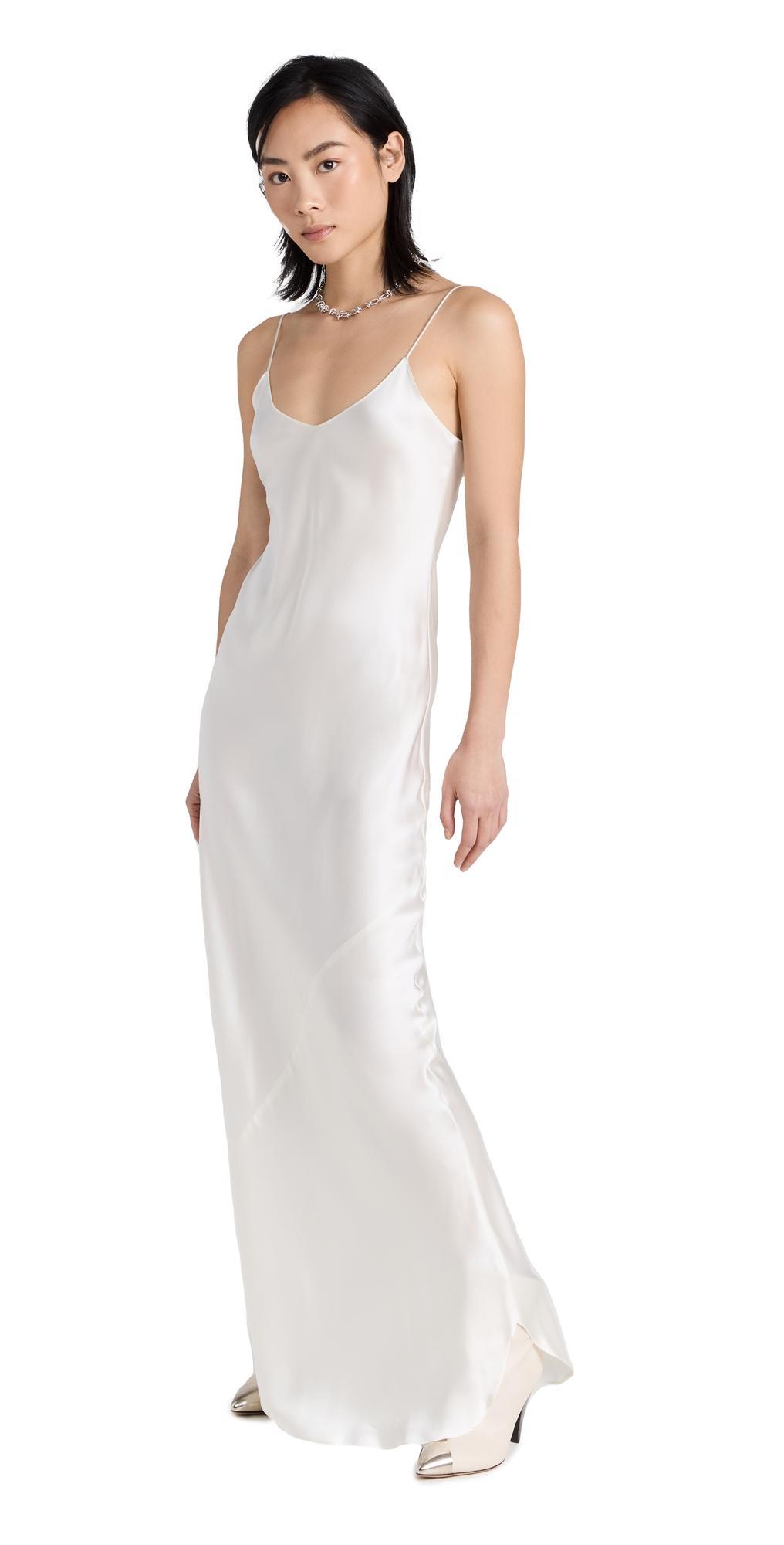 NILI LOTAN Cami Gown Ivory. (also in M). Product Image