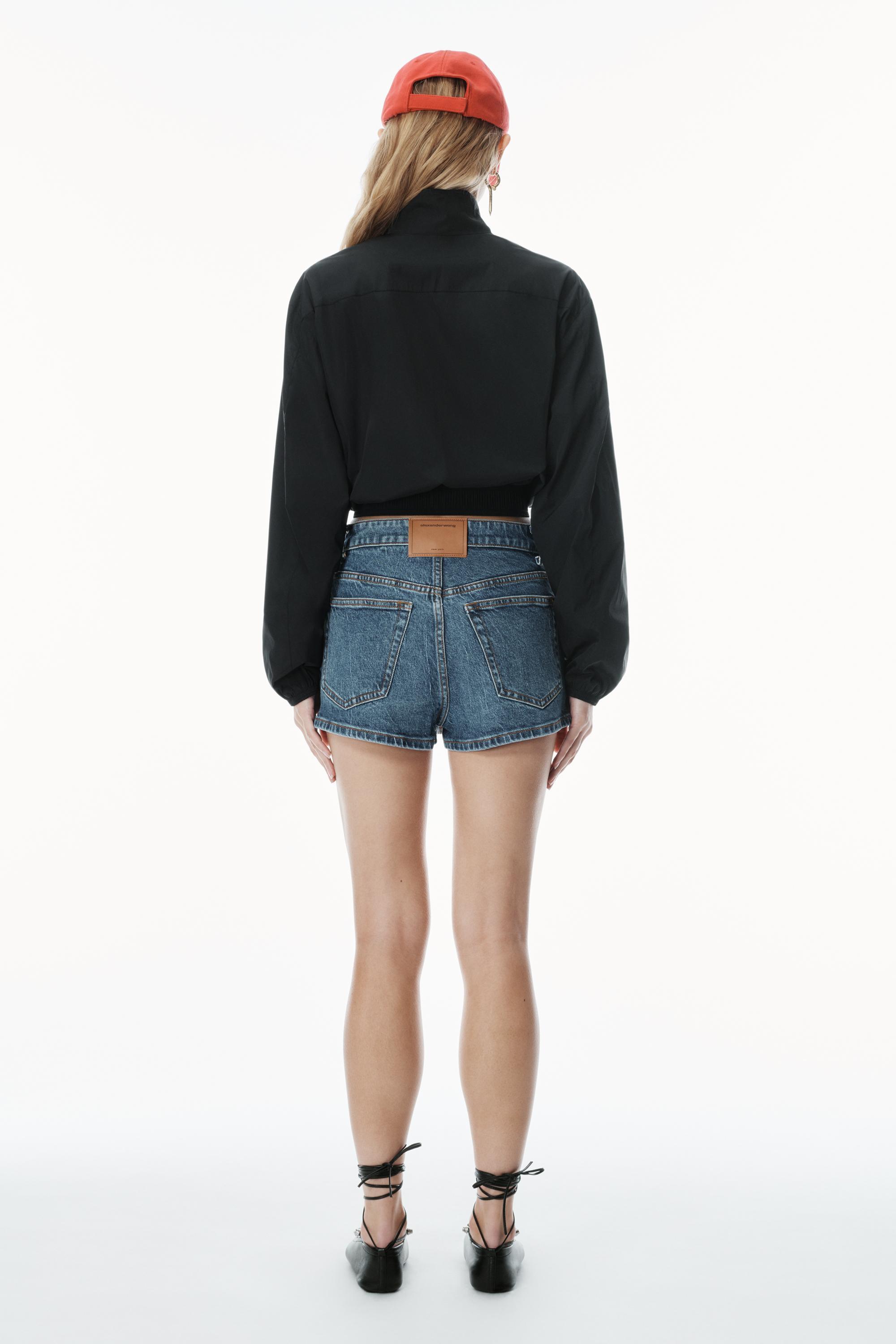 Comfort Stretch Denim Midi Skort Product Image