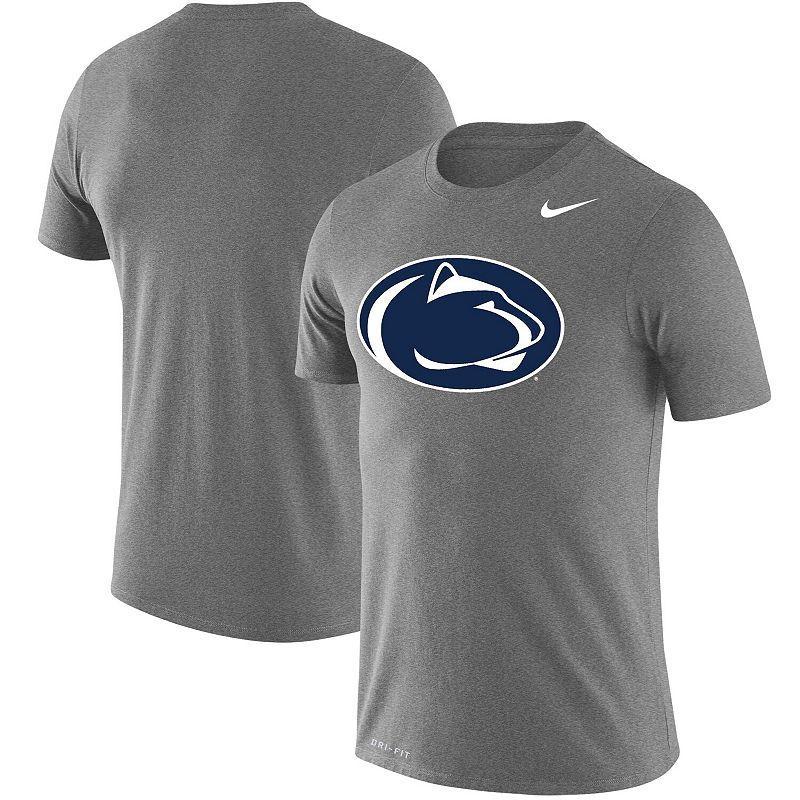 Mens Nike Heathered Charcoal Penn State Nittany Lions Big & Tall Legend Primary Logo Performance T-Shirt Product Image