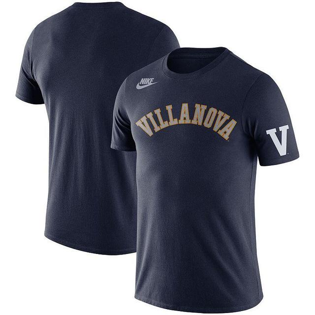 Mens Nike Villanova Wildcats Basketball Retro Two-Hit T-Shirt Blue Product Image