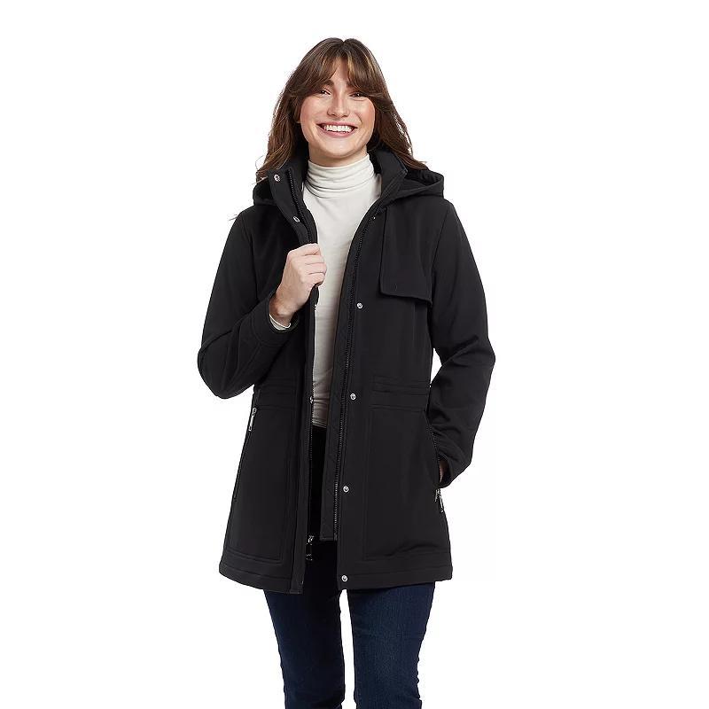 Womens Nine West Softshell Fleece Lined Jacket Product Image