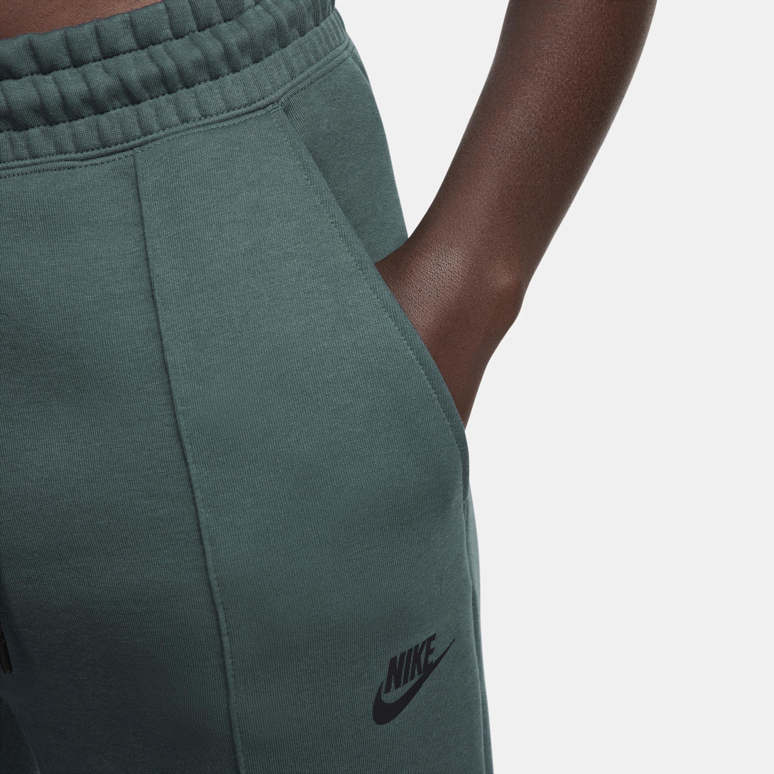 Nike Womens Nike NSW Tech Fleece MR Joggers - Womens Jungle/Black Product Image