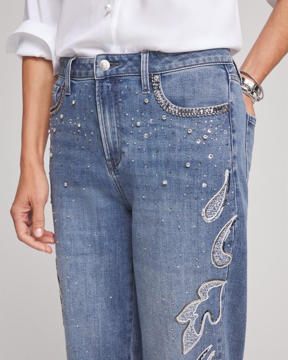 Embellished Tapered Jeans Product Image