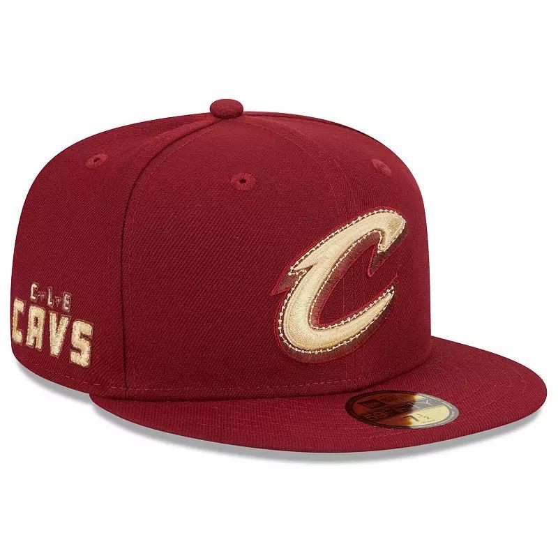 Mens New Era Wine Cleveland Cavaliers 2023/24 City Edition Alternate 59FIFTY Fitted Hat Product Image