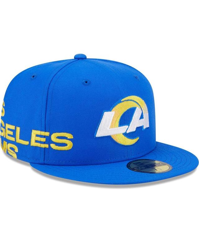 Mens New Era Royal Los Angeles Rams Arch 59FIFTY Fitted Hat Product Image