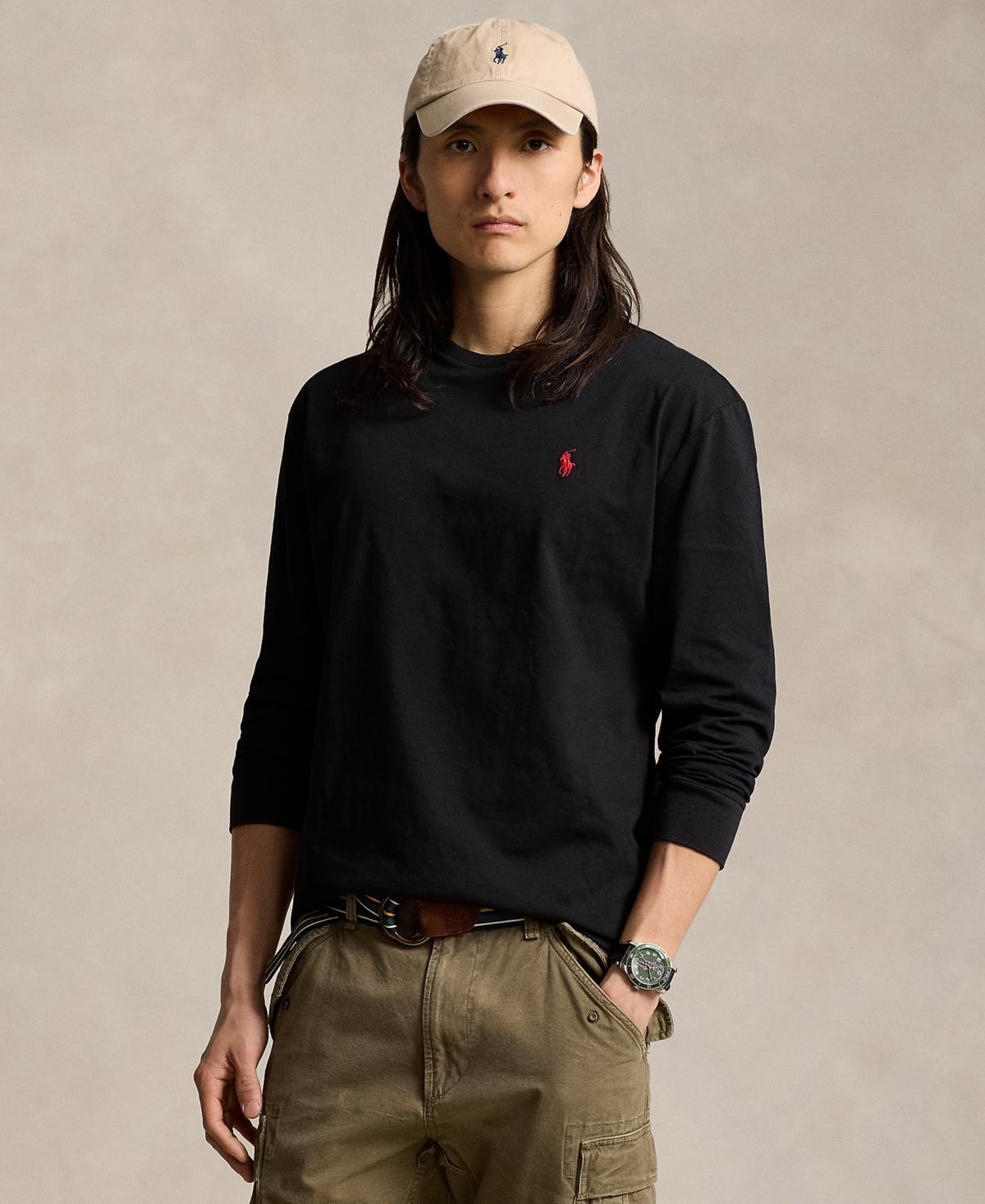 Polo Ralph Lauren Mens Classic-Fit Jersey Long-Sleeve T-Shirt Product Image