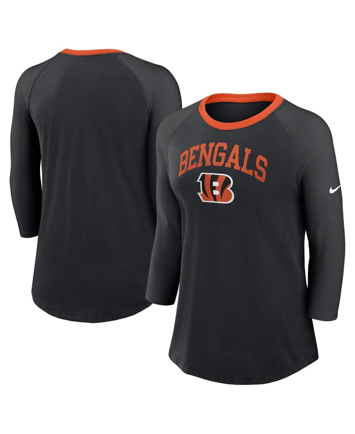 Cincinnati Bengals Nike Women's NFL 3/4-Sleeve T-Shirt Product Image