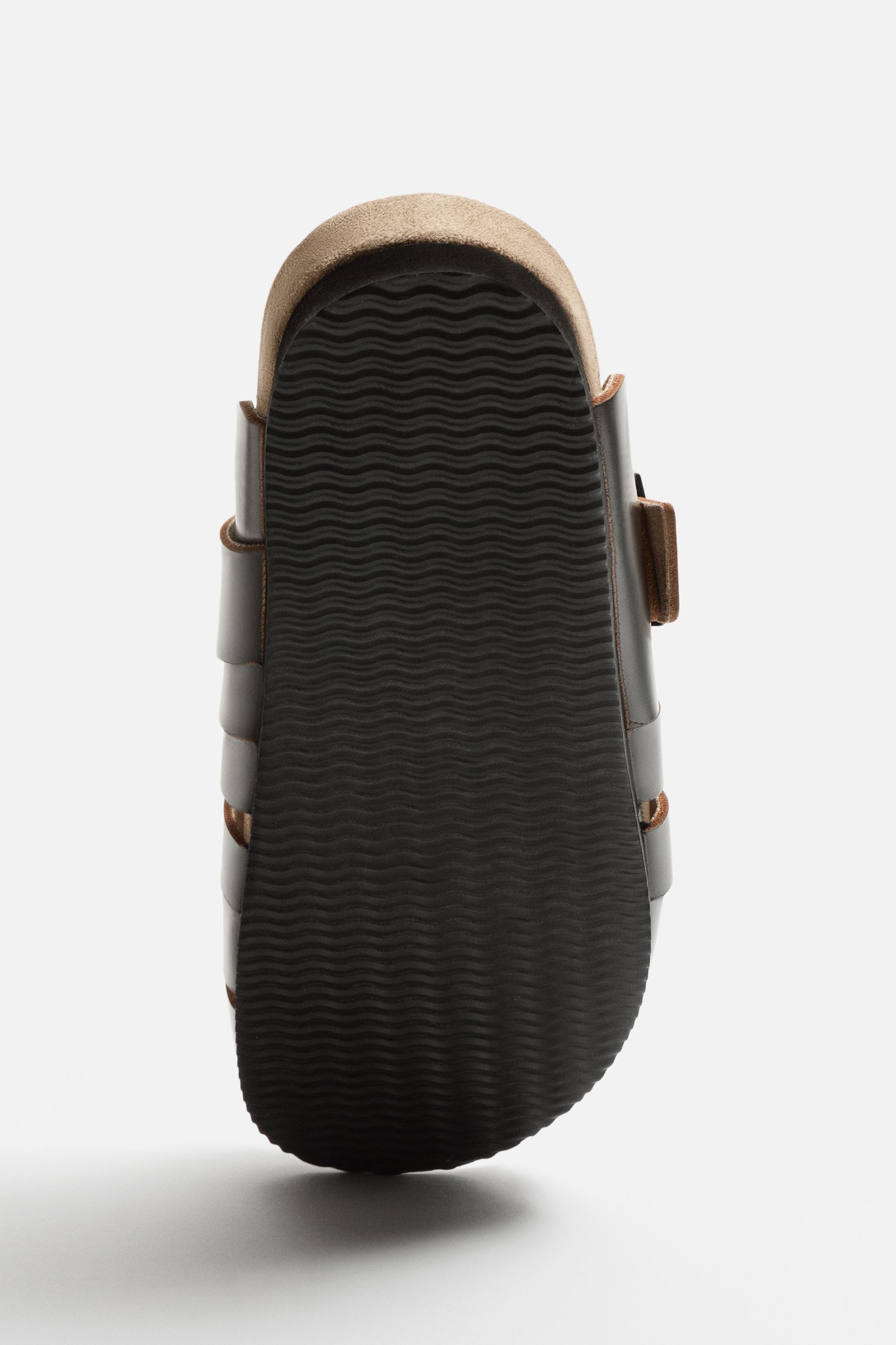 LEATHER CAGE CLOGS Product Image