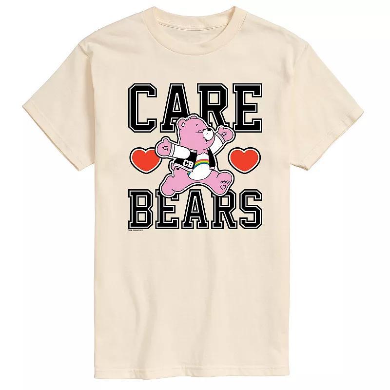 Mens Care Bears Varsity Graphic Tee Ivory Product Image