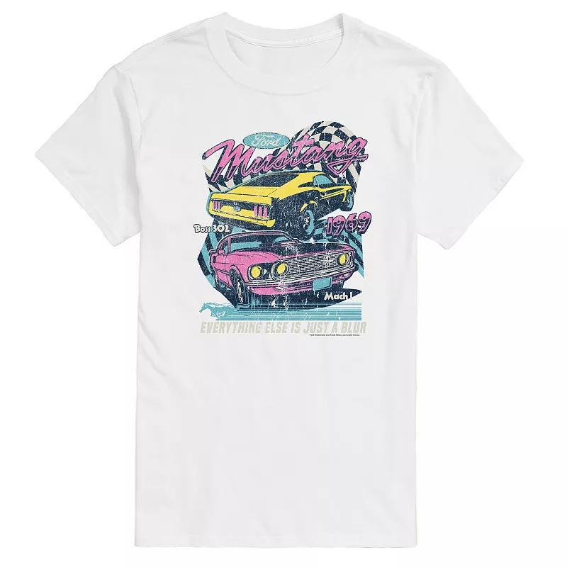 Big & Tall Ford Bronco Snowy Mountains Graphic Tee, Mens Product Image