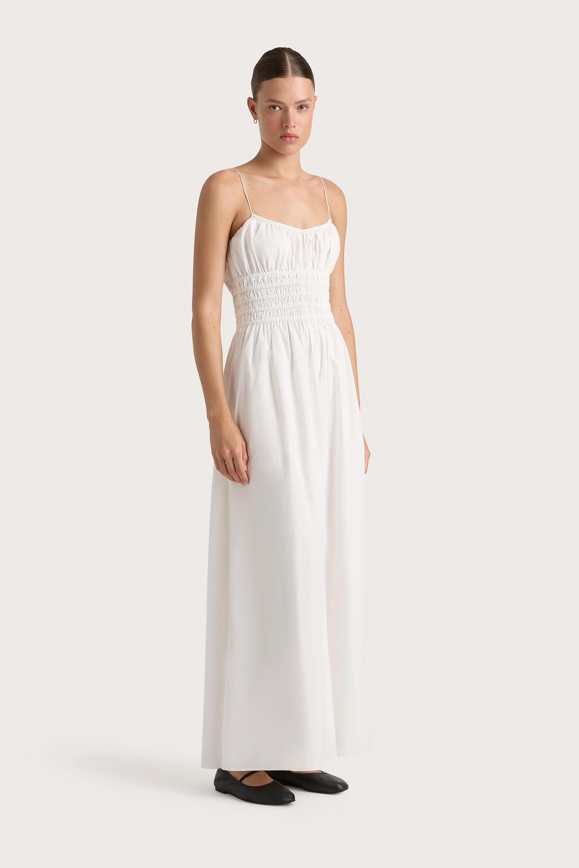 Baia Maxi Dress White Product Image