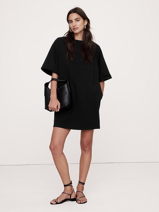 Boxy Cotton T-Shirt Dress Product Image