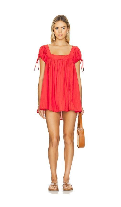 Summer Camp Tunic In Fiery Red Product Image